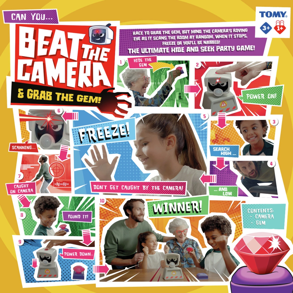 Tomy Beat The Camera Party Game