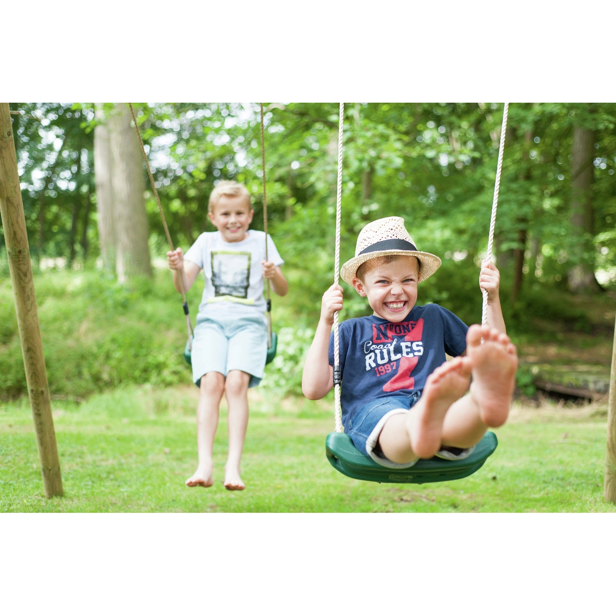 Plum Giant Baboon Wooden Swing Set