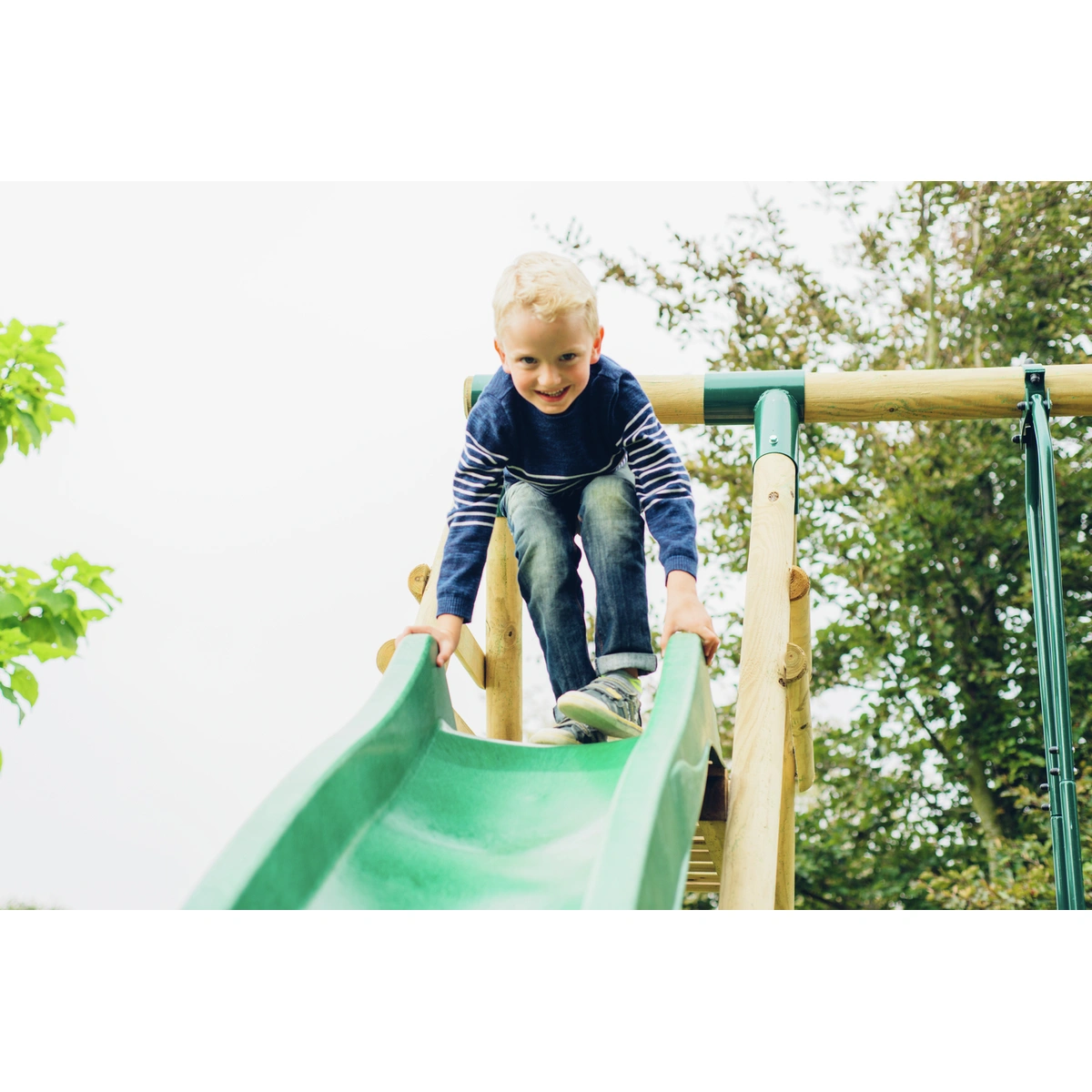 Plum Giant Baboon Wooden Swing Set