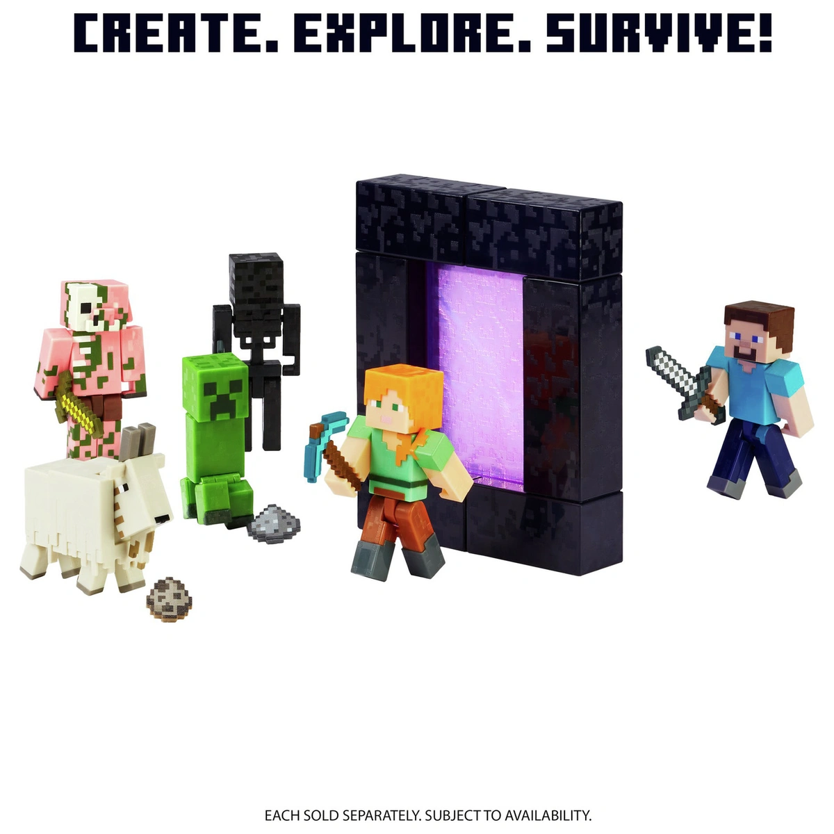Minecraft Character Figure Assortment