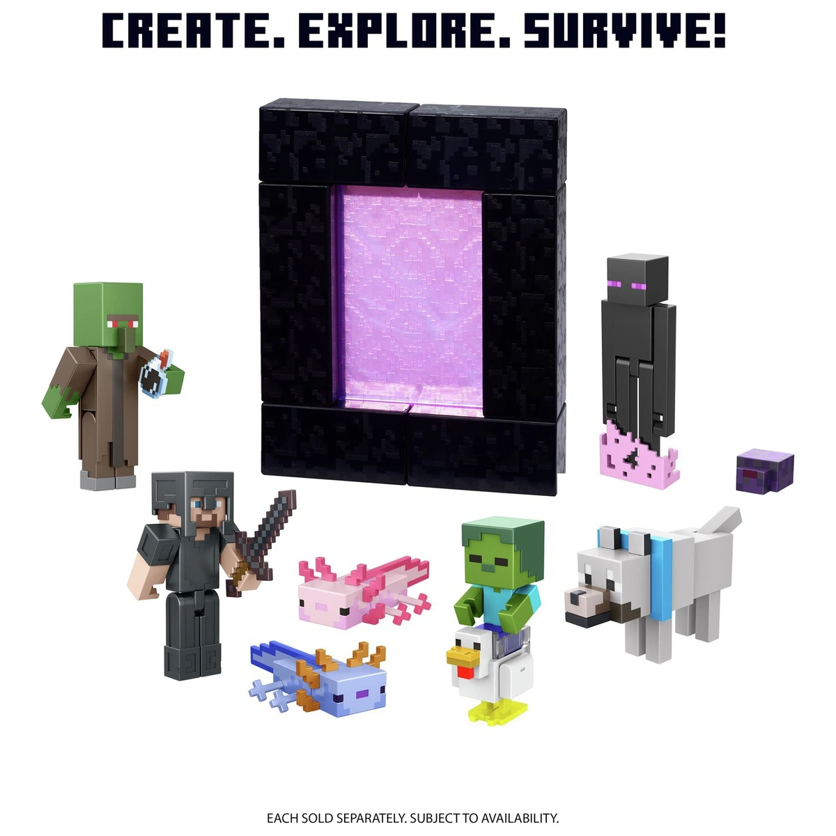 Minecraft Character Figure Assortment