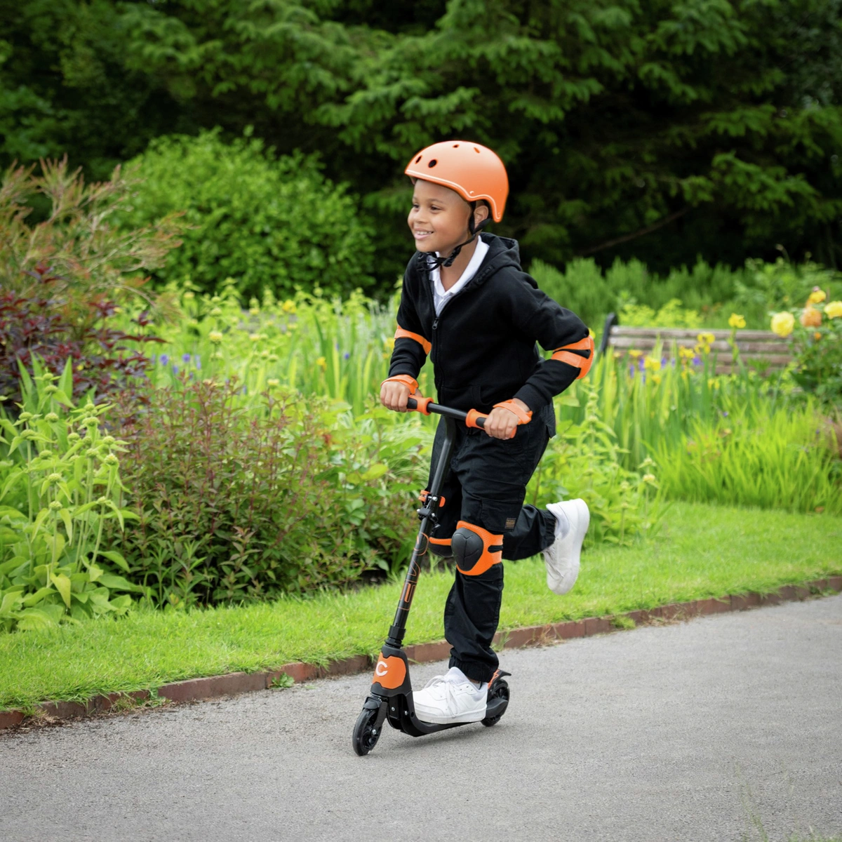 EVO Light Speed Foldable 2 Wheel Scooter - Orange