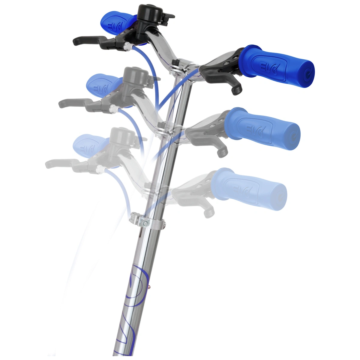 EVO Light Up V-Flex Foldable Scooter - Blue