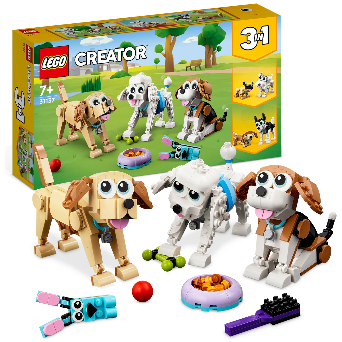 LEGO Creator 3 in 1 Adorable Dogs Animal Figures Toys 31137
