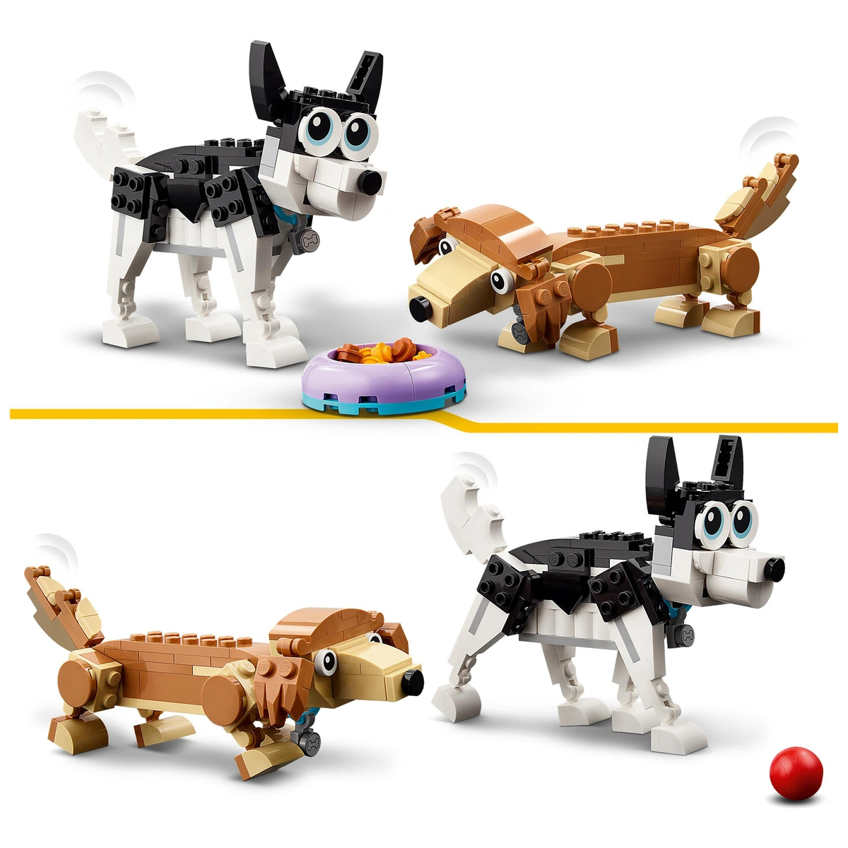 LEGO Creator 3 in 1 Adorable Dogs Animal Figures Toys 31137