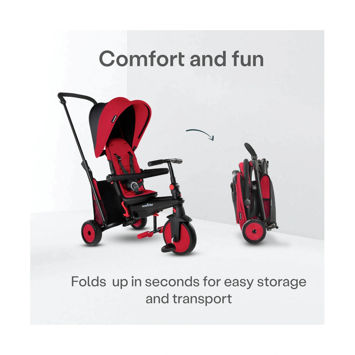 SmarTrike STR3 Plus 6 in 1 Folding Stroller Trike