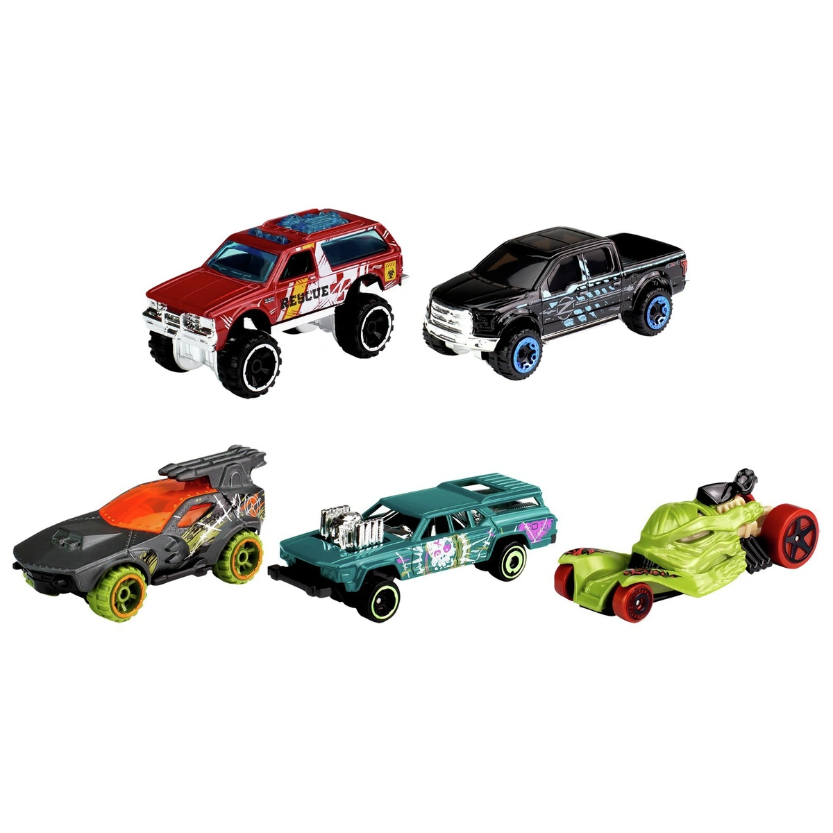 Hot Wheels Cars 5-Pack Vehicle Assortment