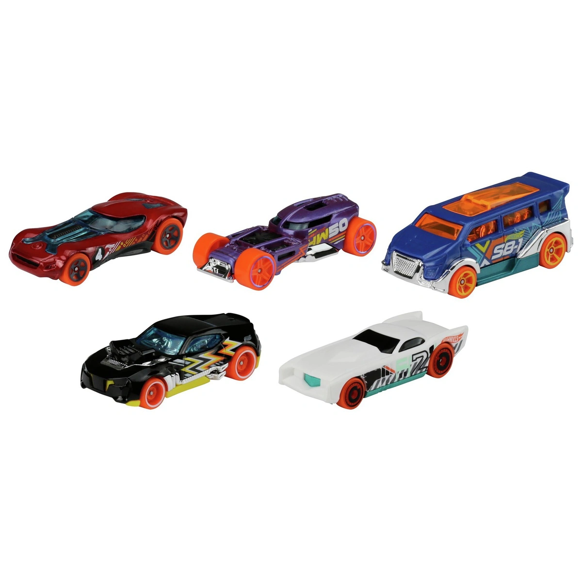 Hot Wheels Cars 5-Pack Vehicle Assortment