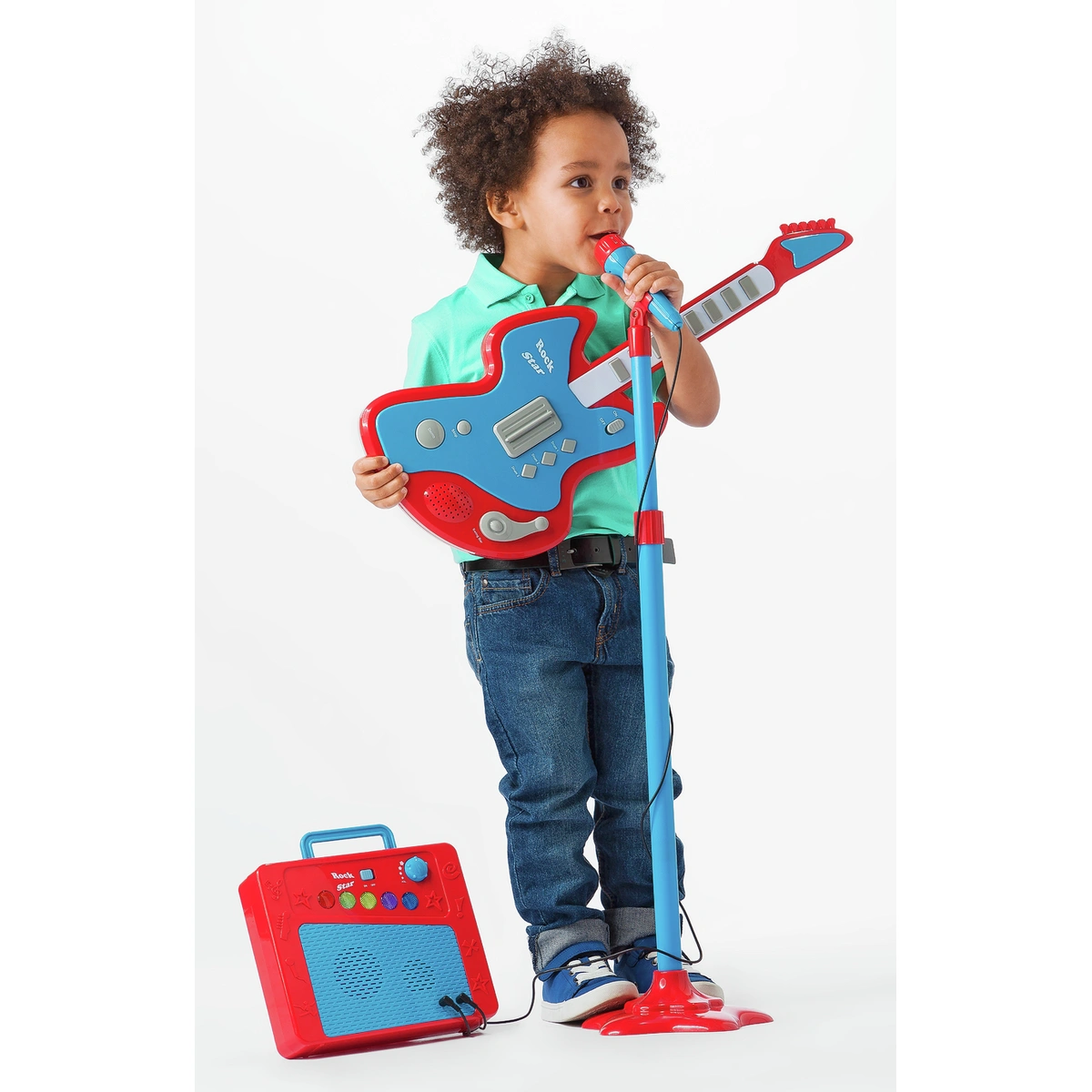 Chad Valley Guitar, Microphone and Amplifier