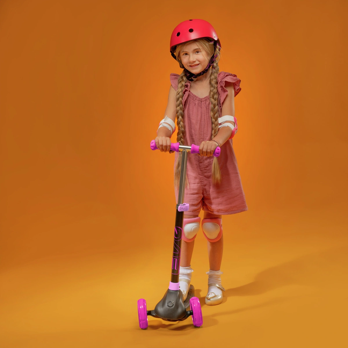 Evo Eclipse Kids 3 Wheel Scooter - Pink