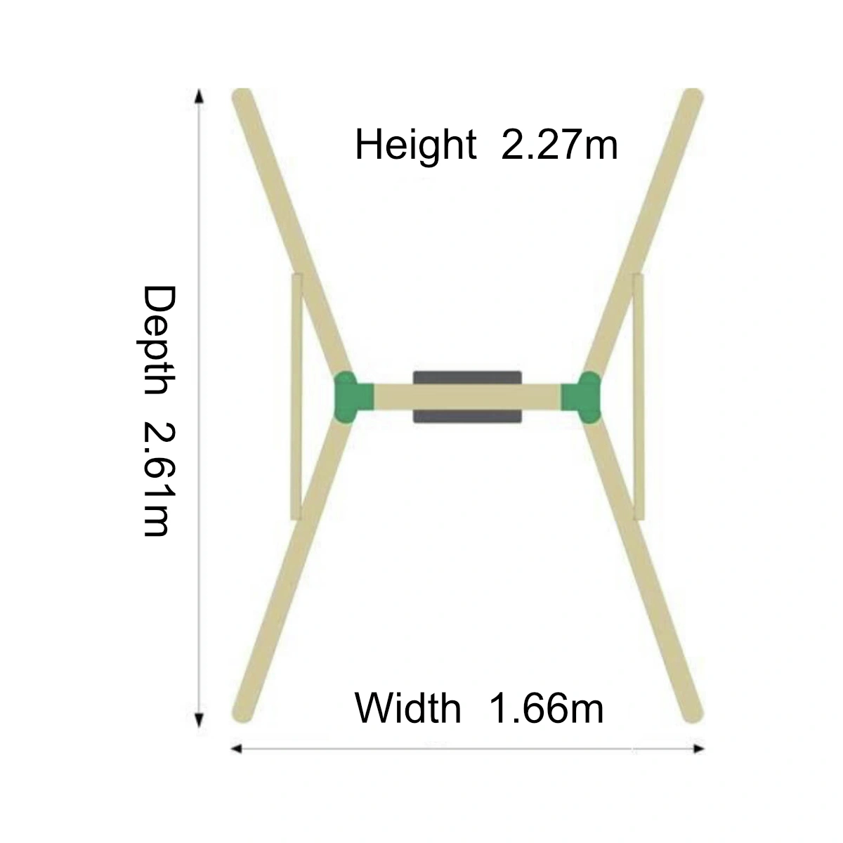 Actiplay Hanna II Single Swing