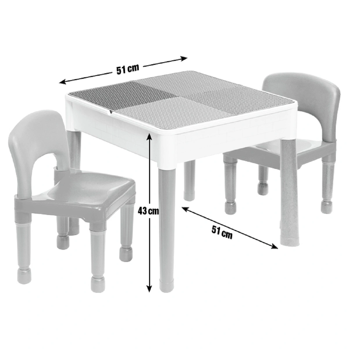 Liberty House Toys Kids Multi-Purpose Table & 2 Chairs