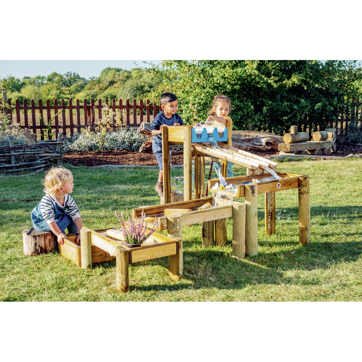 Plum  Wooden Discovery Forest Water Run
