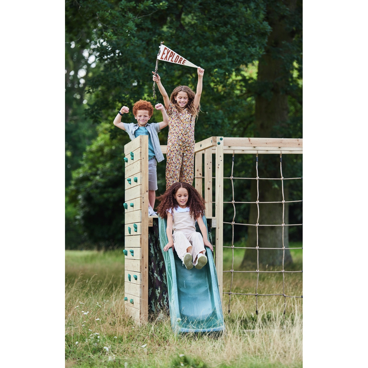 Plum Wooden Climbing Cube