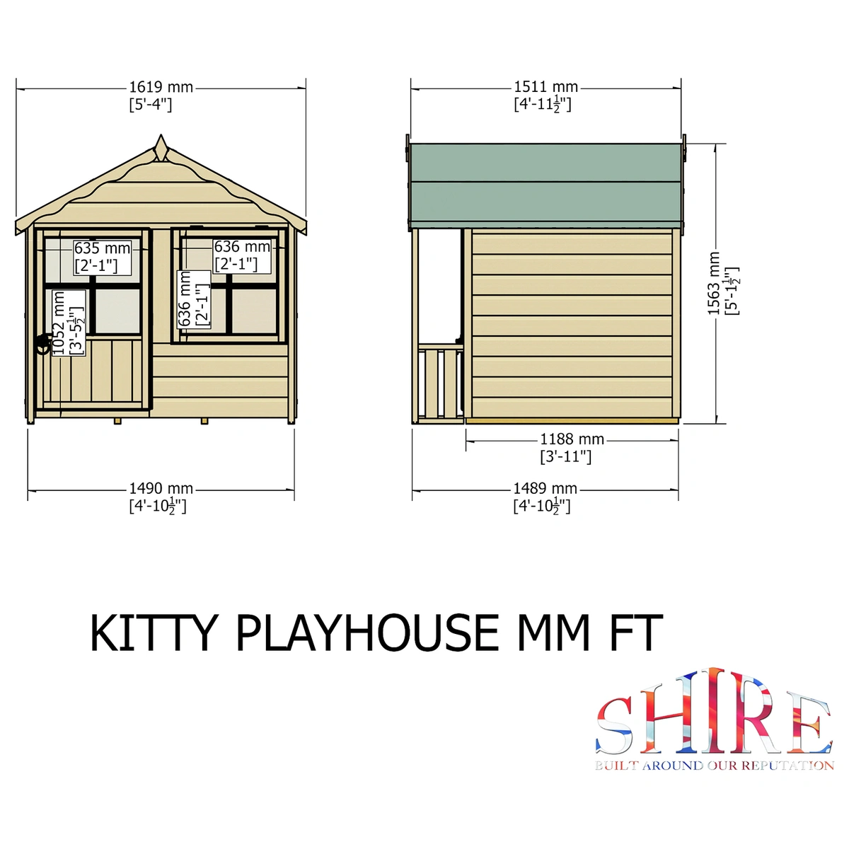 Shire Kitty Kids Playhouse