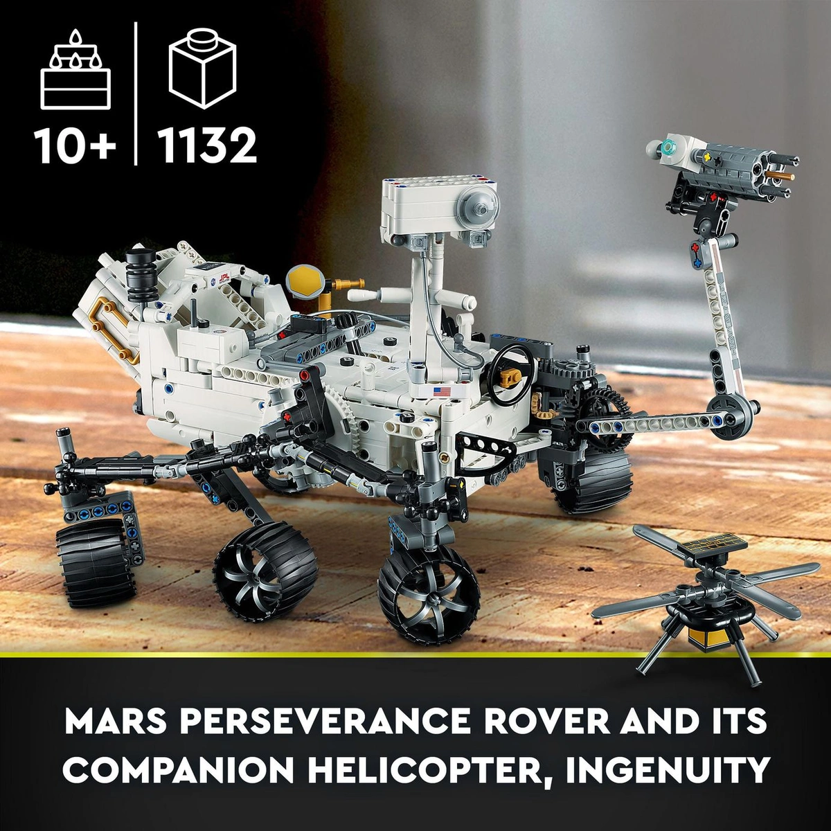 LEGO Technic NASA Mars Rover Perseverance Space Set 42158