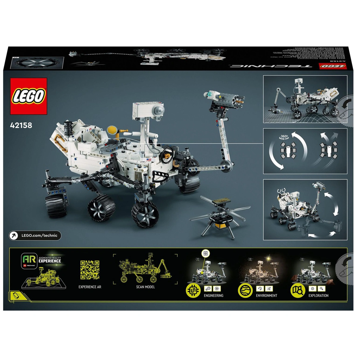 LEGO Technic NASA Mars Rover Perseverance Space Set 42158