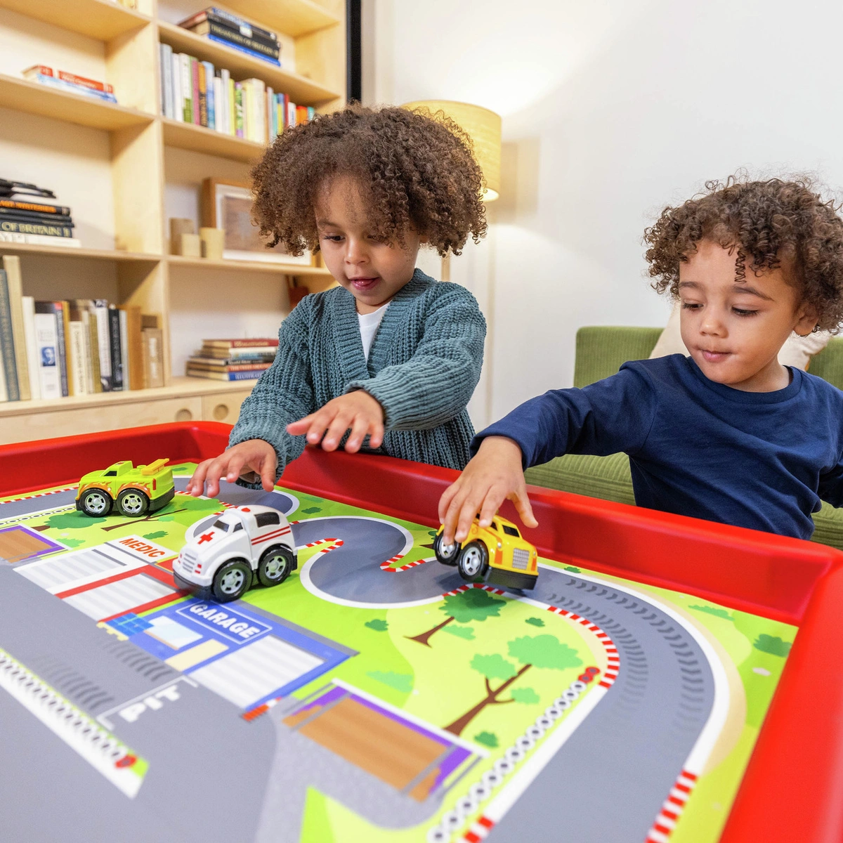 Play Tray City and Race Play Mat Set