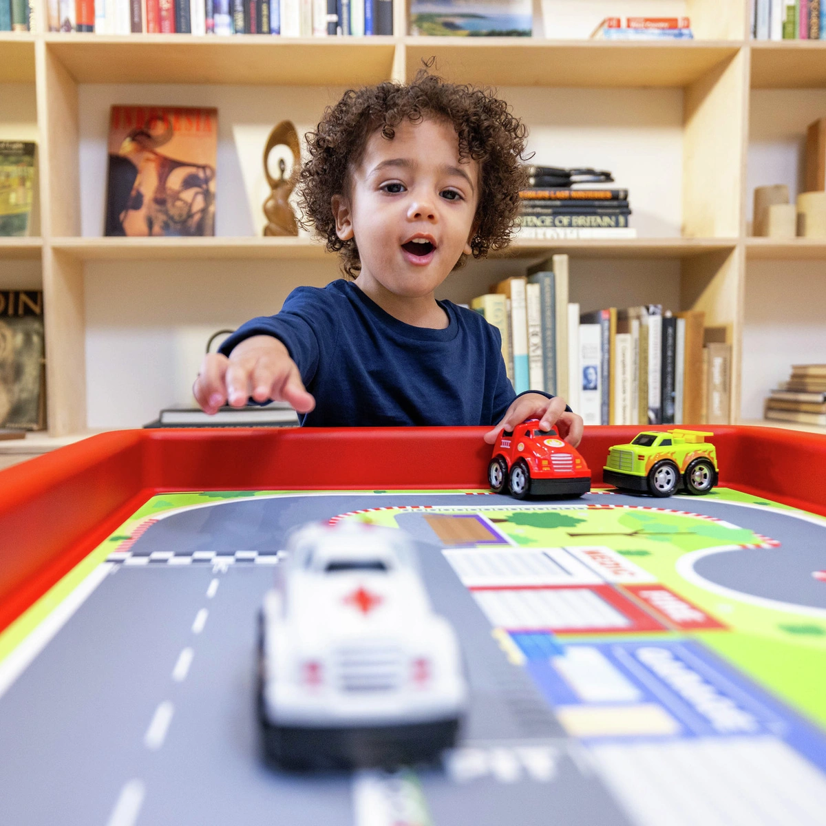 Play Tray City and Race Play Mat Set