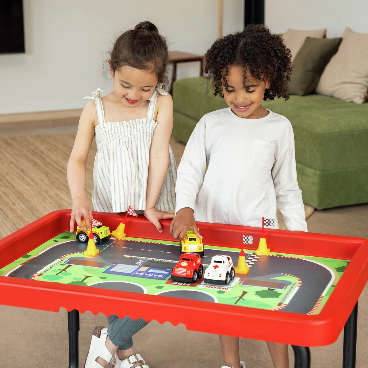 Play Tray City and Race Play Mat Set