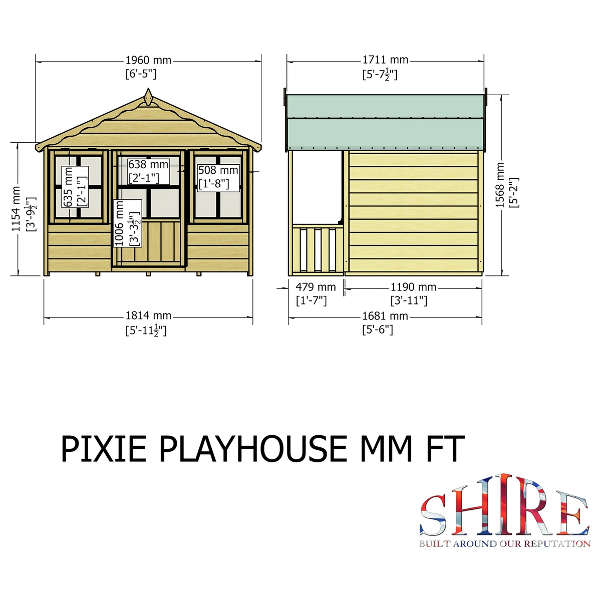 Shire Pixie Playhouse
