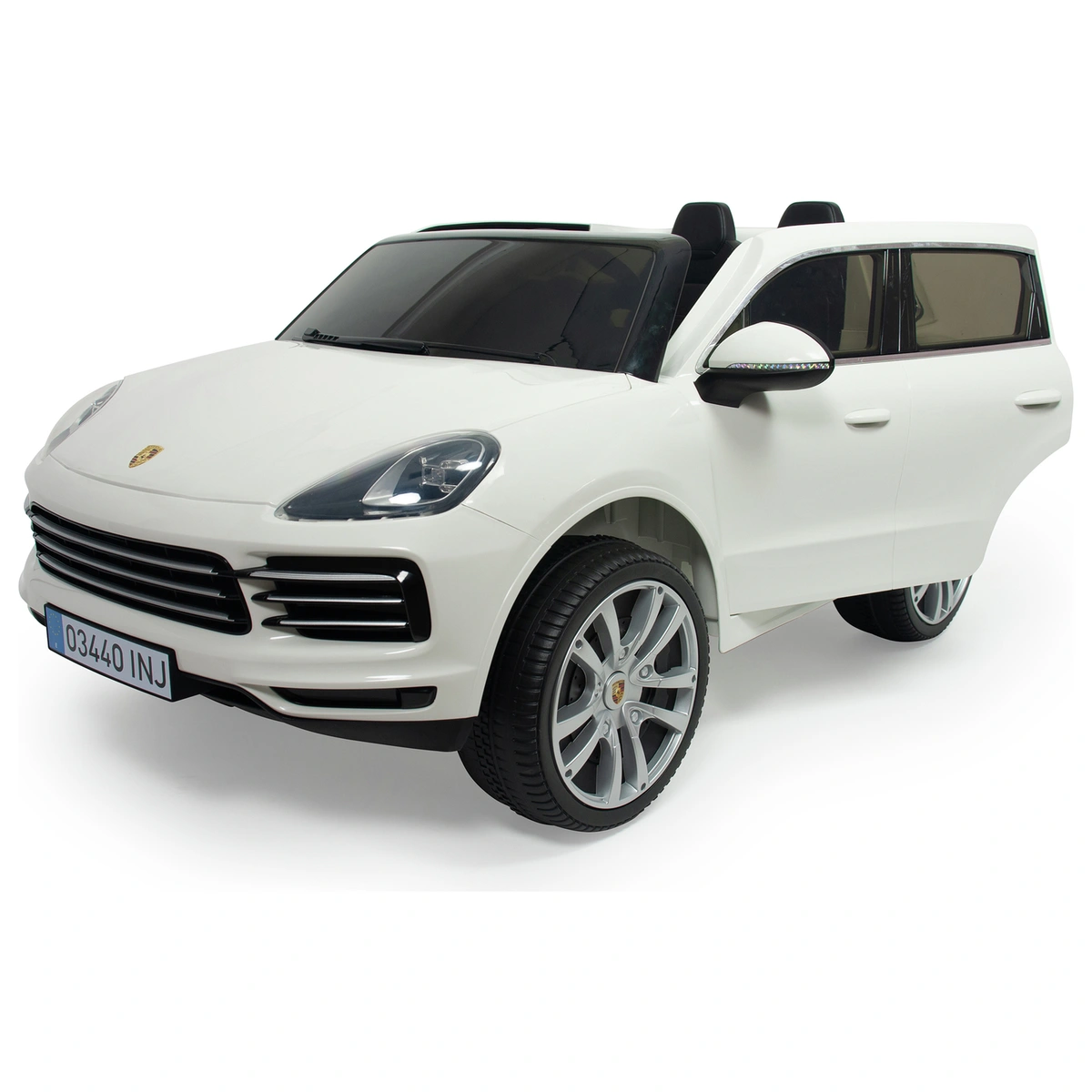 Injusa Porche Cayenne 12V Powered Vehicle - White