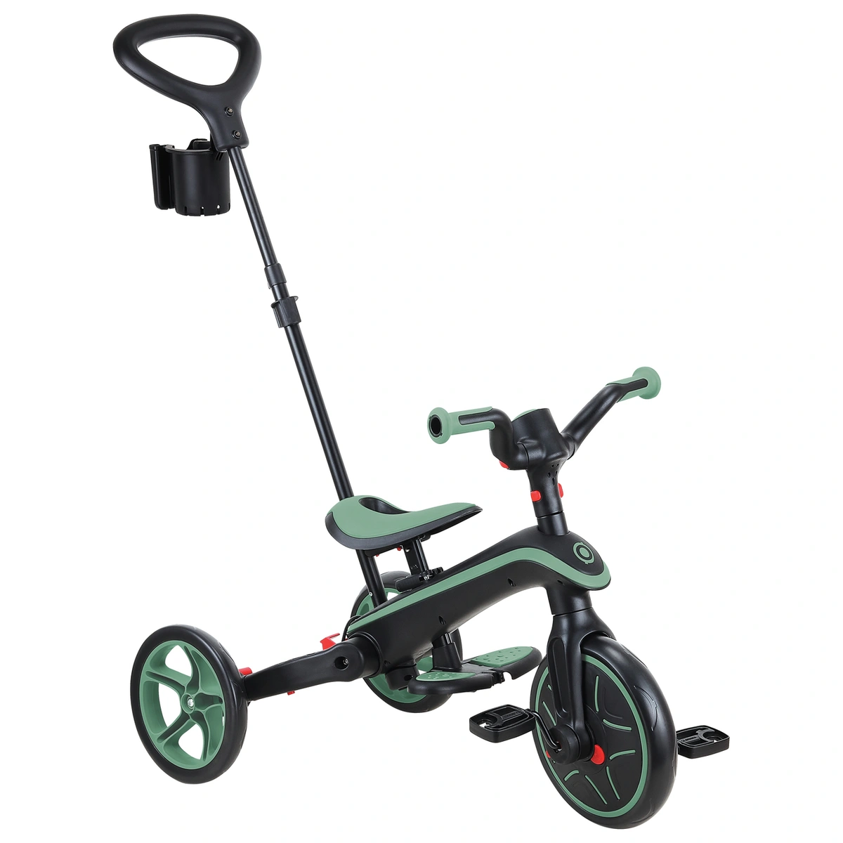 Globber 4-in-1 Explorer Foldable Trike - Olive Green