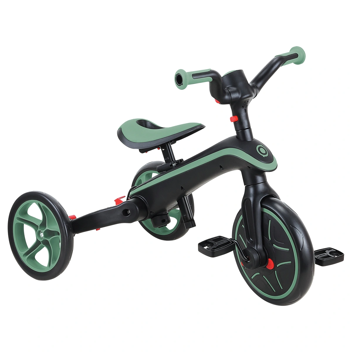 Globber 4-in-1 Explorer Foldable Trike - Olive Green