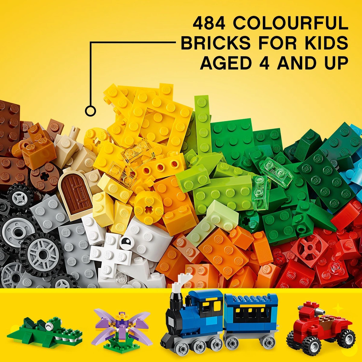 LEGO Classic Medium Creative Brick Box Toy Storage 10696