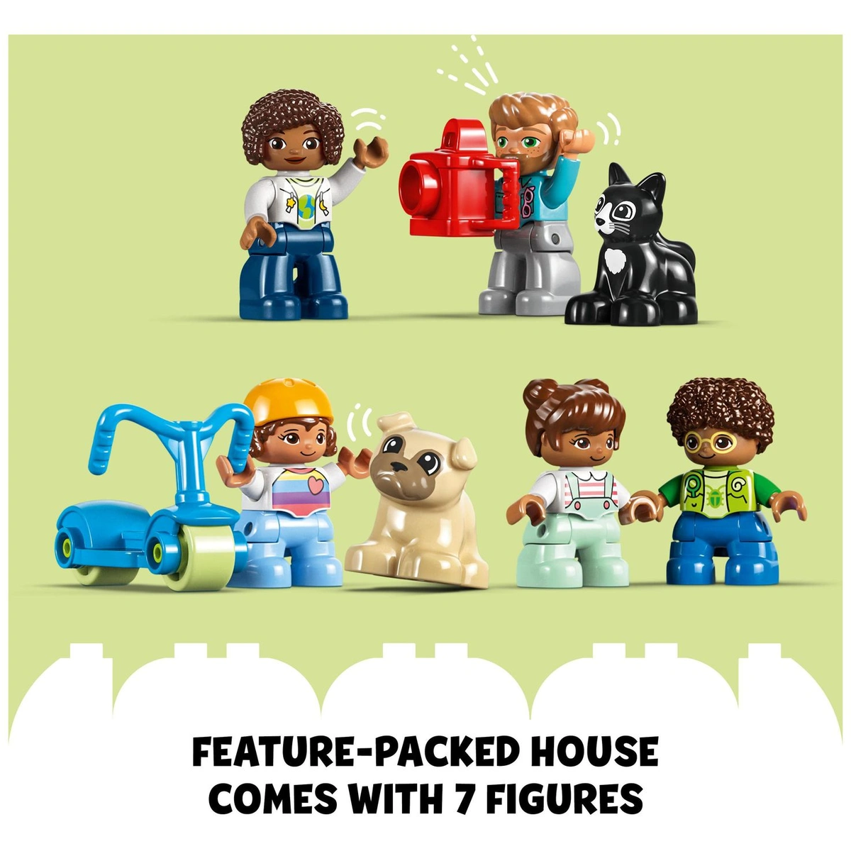 LEGO DUPLO 3in1 Family House Toy for Toddlers Aged 3+ 10994