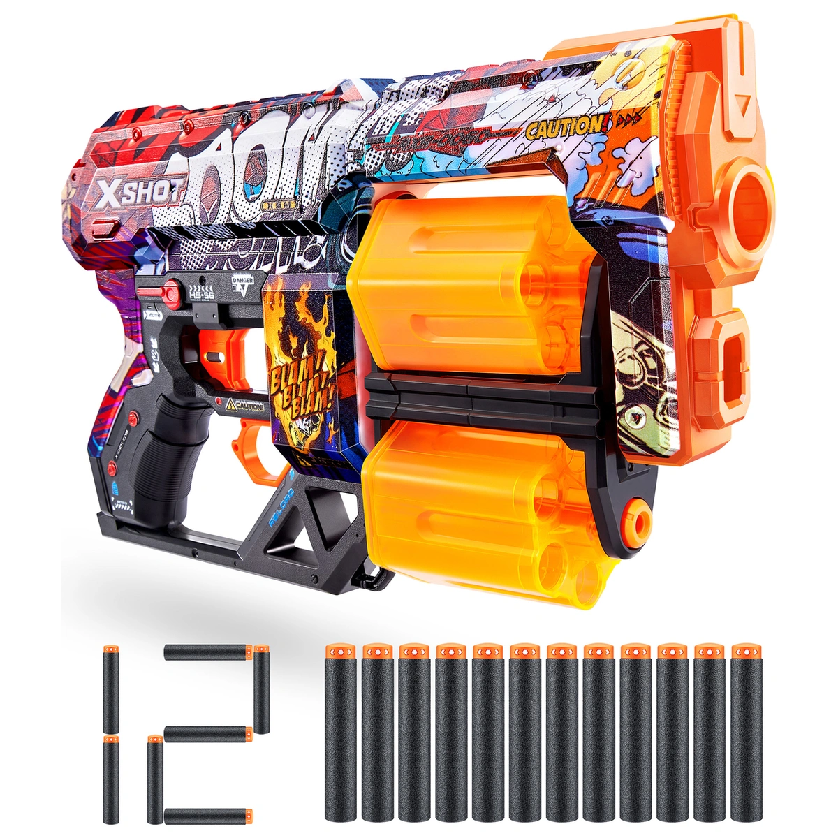 XSHOT Skins Dread Dart Blaster (12 Darts)