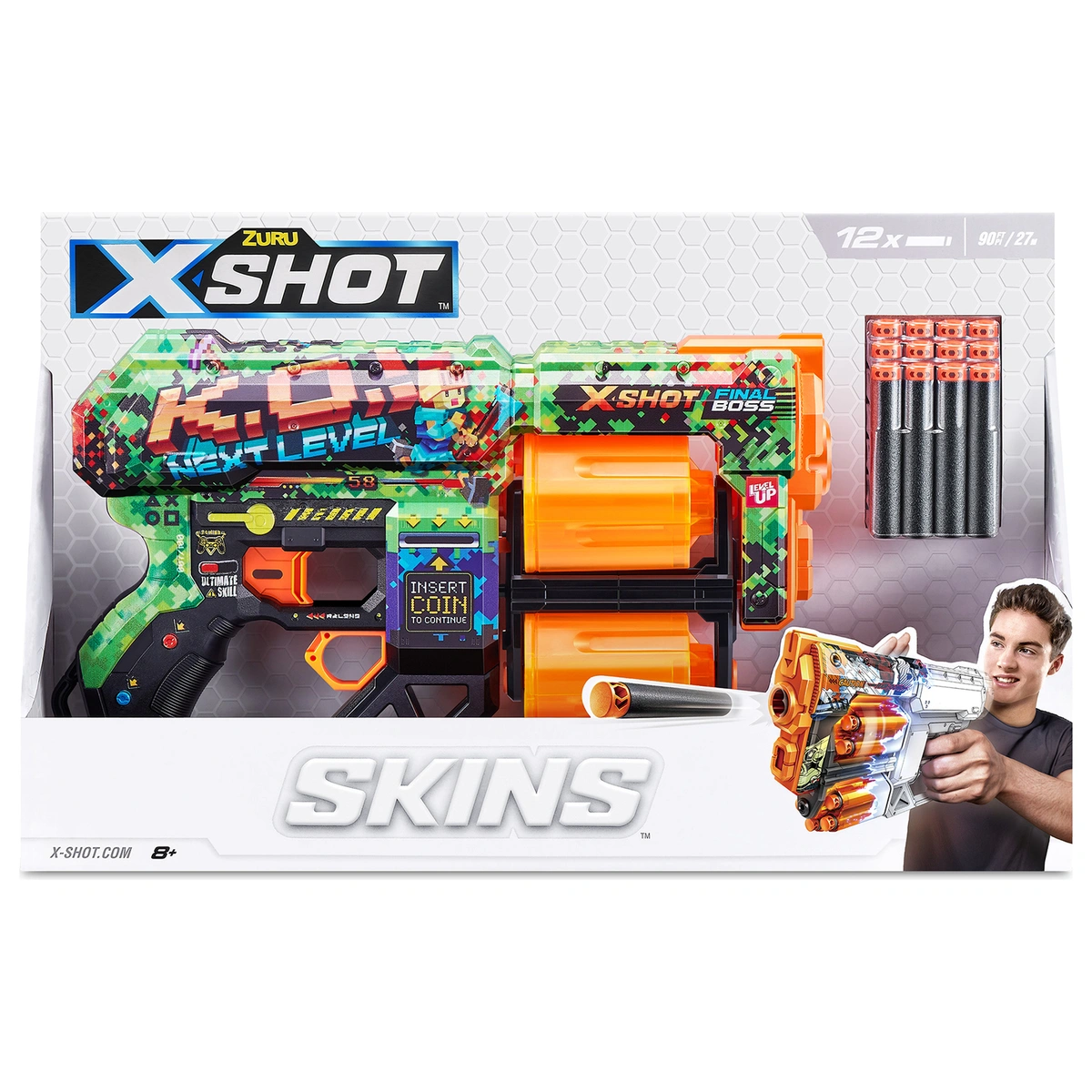 XSHOT Skins Dread Dart Blaster (12 Darts)
