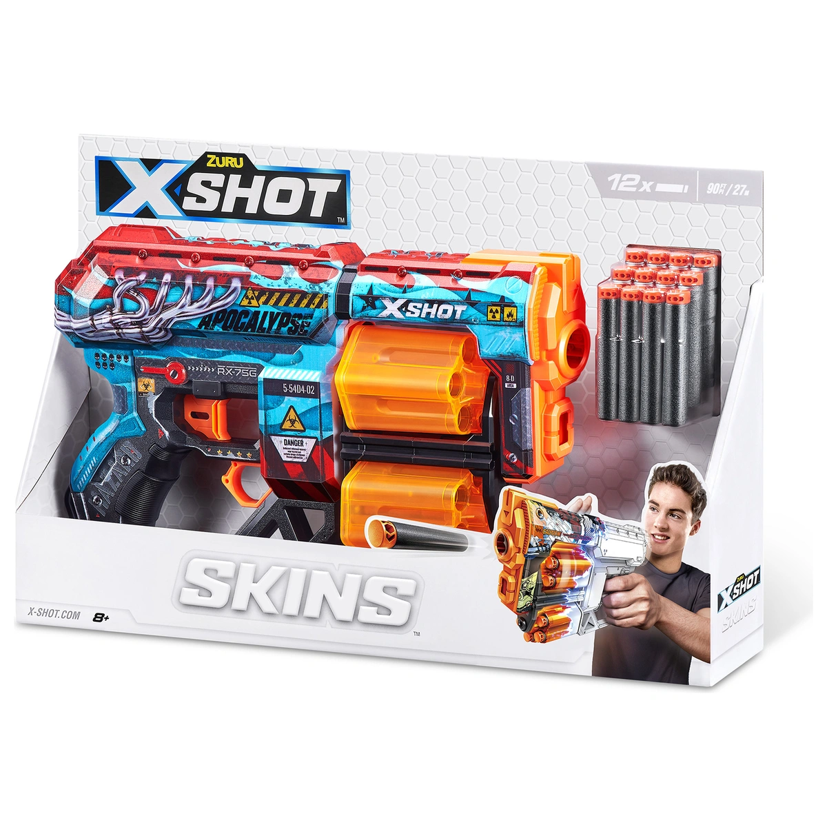 XSHOT Skins Dread Dart Blaster (12 Darts)