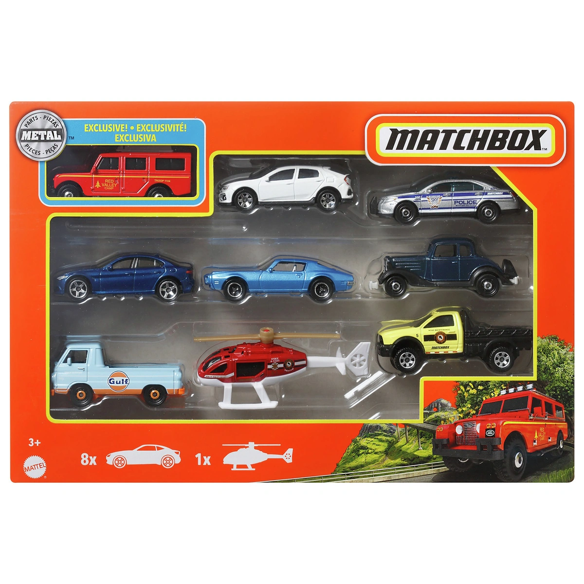Matchbox Toy Car And Vehicle Set Assortment - Pack of 9