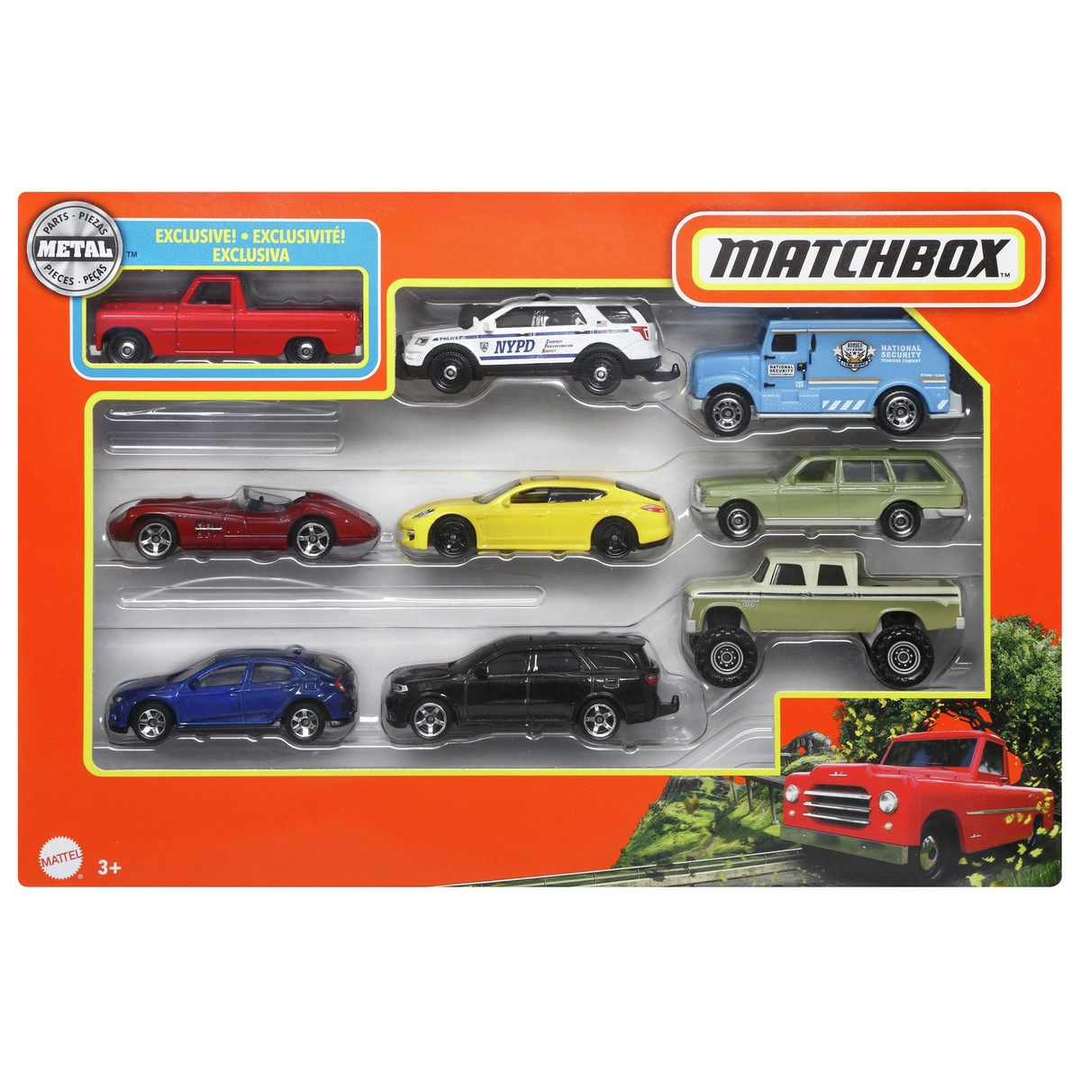 Matchbox Toy Car And Vehicle Set Assortment - Pack of 9