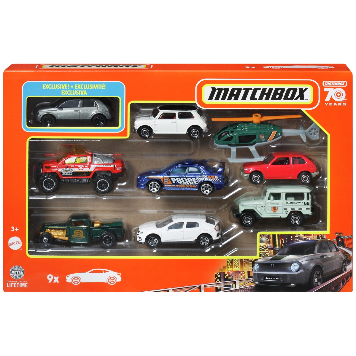 Matchbox Toy Car And Vehicle Set Assortment - Pack of 9