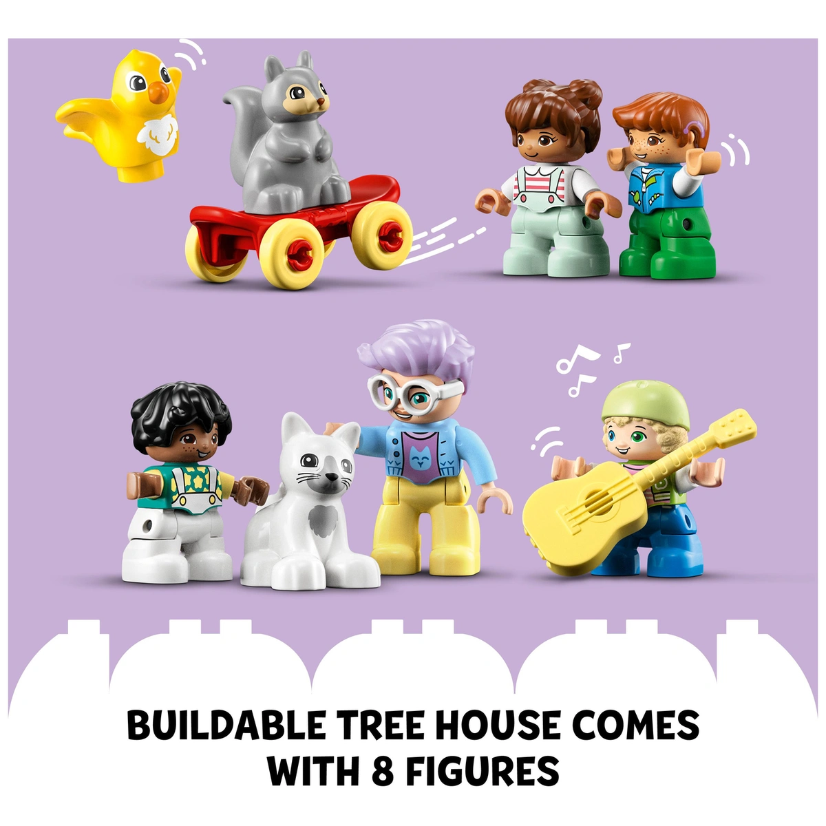 LEGO DUPLO 3in1 Tree House Set with Animal Figures 10993