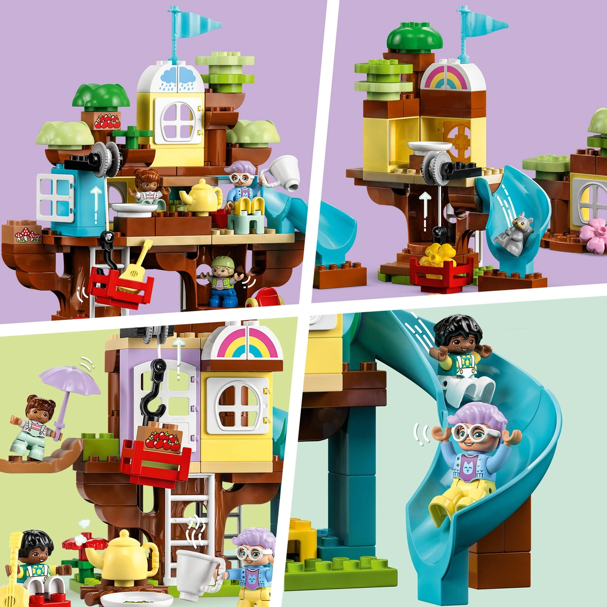 LEGO DUPLO 3in1 Tree House Set with Animal Figures 10993