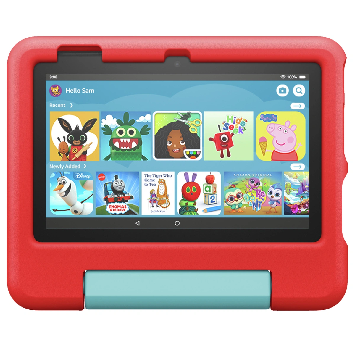 Amazon Fire 7 Kids Tablet for ages 3-7, 7in 16GB - Red