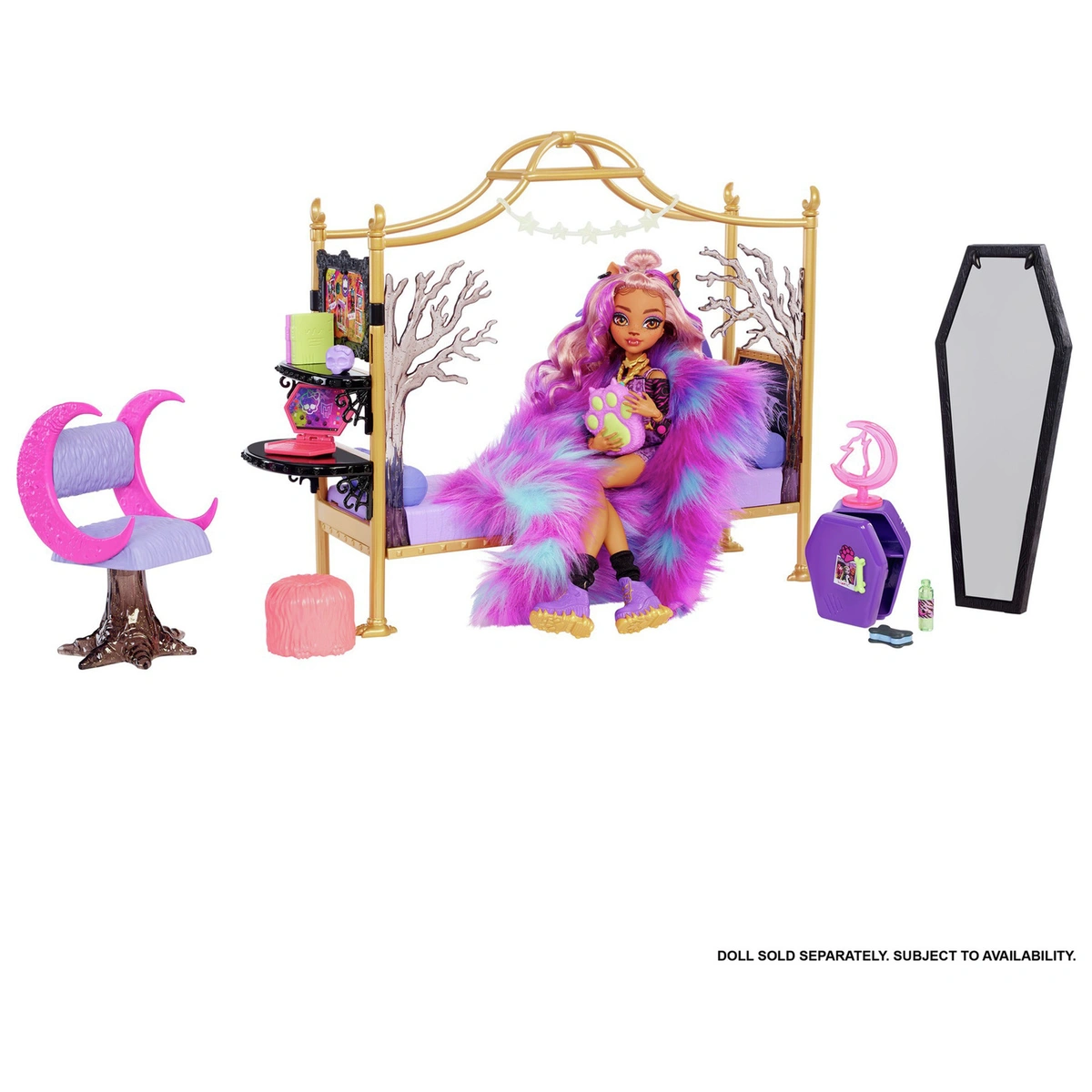 Monster High Clawdeen Wolf Bedroom Playset