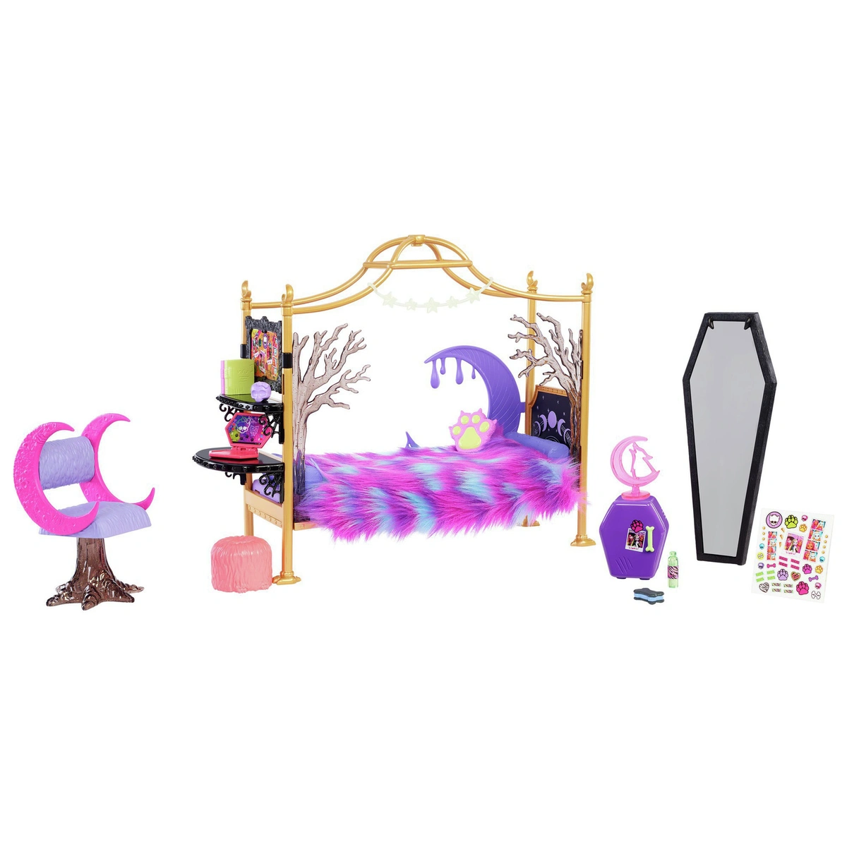 Monster High Clawdeen Wolf Bedroom Playset