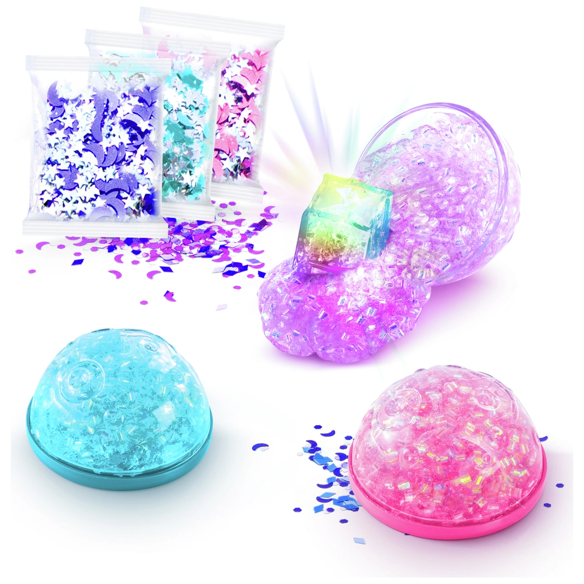 So Slime Light Up Cosmic Slime 3 Pack