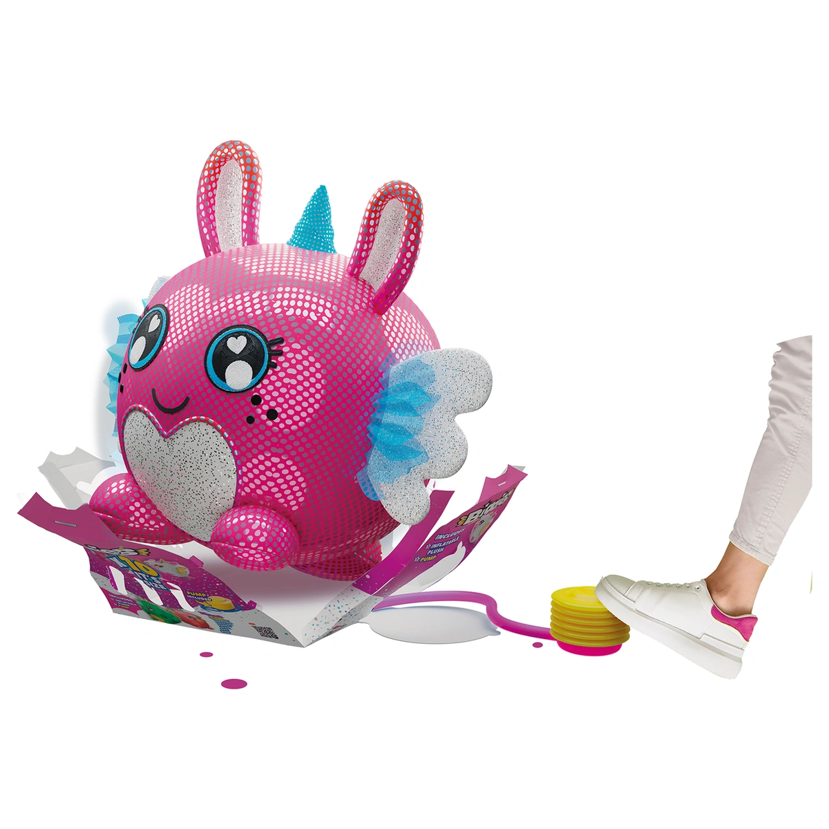 Biggies Inflatable Plush Rabbit