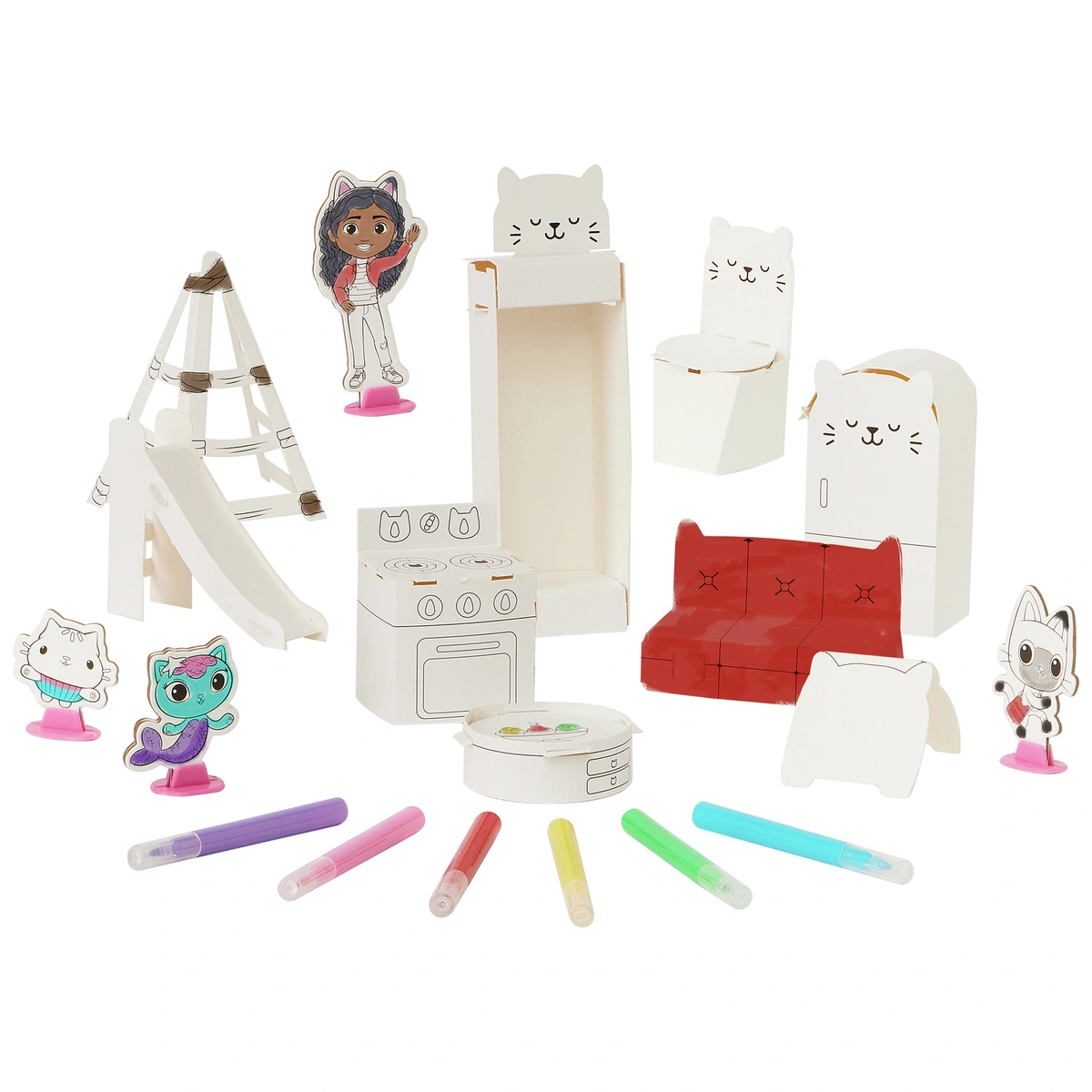 Gabby's Colour Your Own Dollshouse
