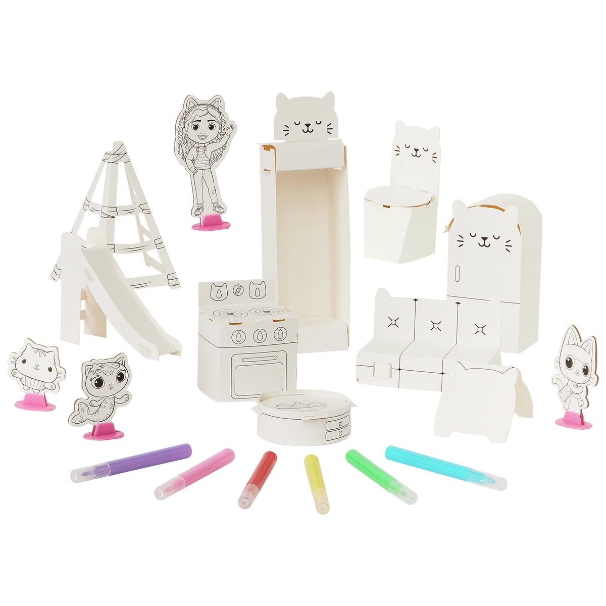 Gabby's Colour Your Own Dollshouse