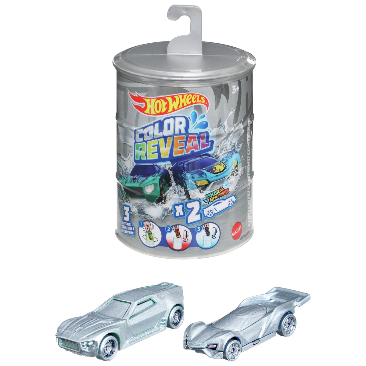 Hot Wheels Colour Reveal Toy Cars Assortment - Pack of 2