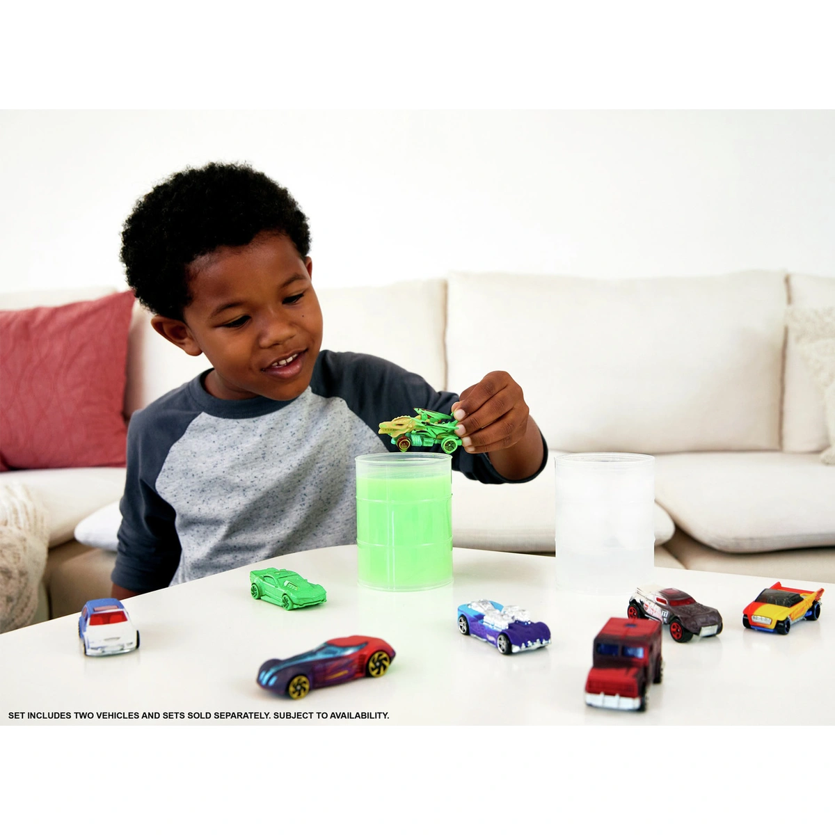 Hot Wheels Colour Reveal Toy Cars Assortment - Pack of 2