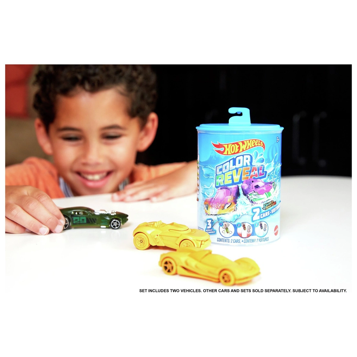 Hot Wheels Colour Reveal Toy Cars Assortment - Pack of 2