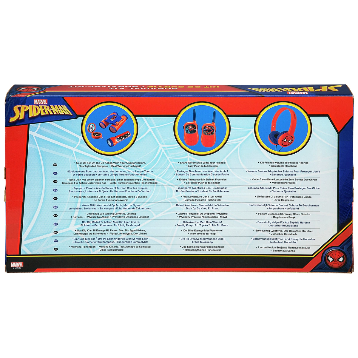 Marvel Spider-Man Three Piece Walkie Talkie Adventure Set