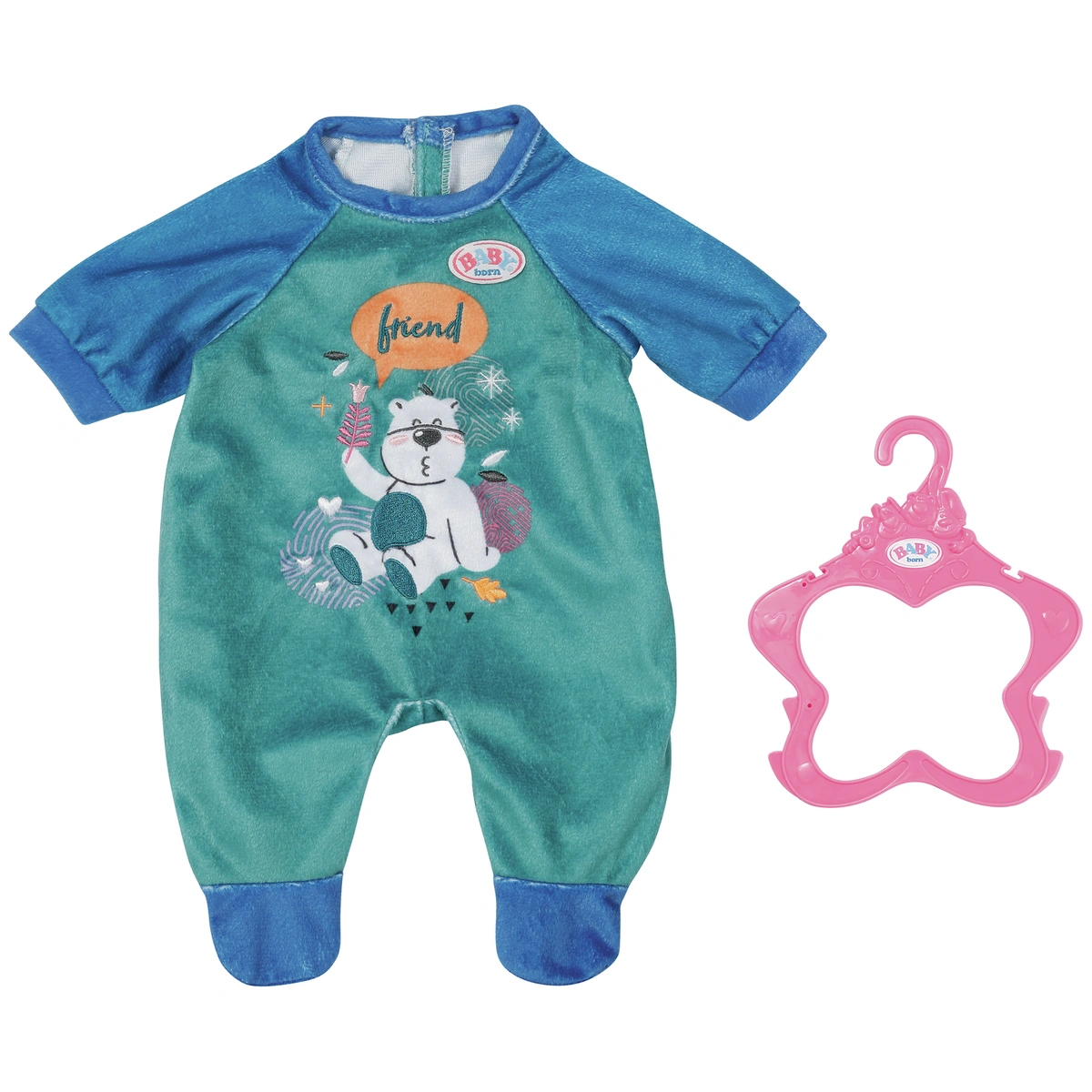 BABY born All in One Dolls Romper - Blue